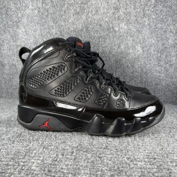 Jordan Other - Jordan 9 Retro Bred Mens Size 8.5 Black Patent Leather Athletic Sneakers